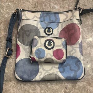 TOUS Multicolor Crossbody Bag and wallet